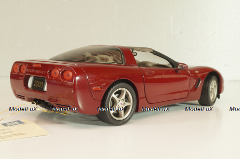 Chevrolet Corvette Coupe (C4) 50th Anniversary 1996, red, B11C471, Franklin Mint 1:24