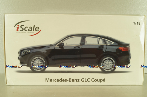 Mercedes-Benz GLC Coupe (X253) 2015, black, 118000005, Iscale 1:18