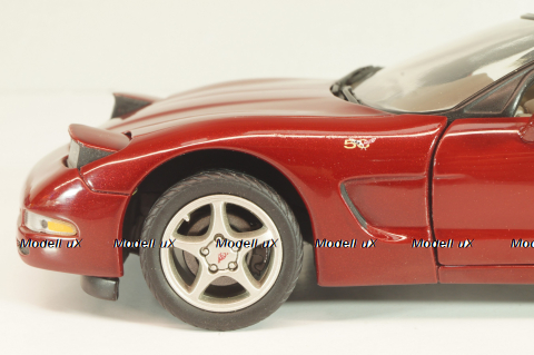 Chevrolet Corvette Coupe (C4) 50th Anniversary 1996, red, B11C471, Franklin Mint 1:24