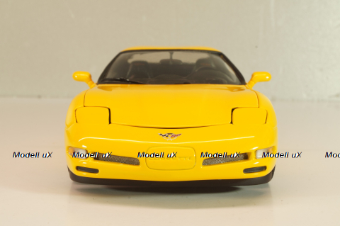 Chevrolet Corvette Z06 (C5) 50th Anniversary 2003, yellow, B11C474, Franklin Mint 1:24