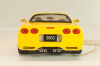 Chevrolet Corvette Z06 (C5) 50th Anniversary 2003, yellow, B11C474, Franklin Mint 1:24