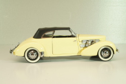 Cord 812 Phaeton Coupe yellow, 1937, Franklin Mint 1:24
