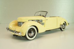 Cord 812 Phaeton Coupe yellow, 1937, Franklin Mint 1:24