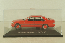 Mercedes-Benz 600 SEL (W140) 1991, red, 070041, Herpa 1:43