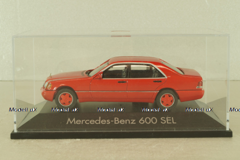 Mercedes-Benz 600 SEL (W140) 1991, red, 070041, Herpa 1:43