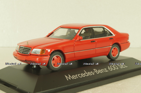 Mercedes-Benz 600 SEL (W140) 1991, red, 070041, Herpa 1:43