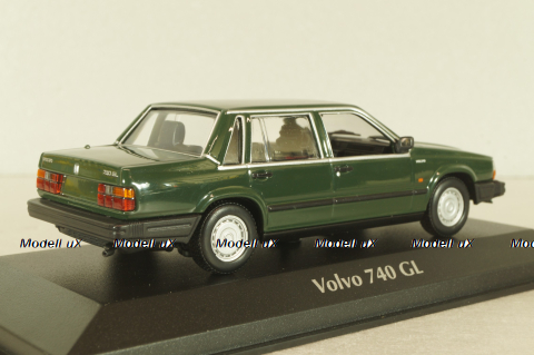Volvo 740 GL 1986, dark green, 940171700, Maxichamps 1:43