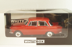 Москвич-408 1964, красный, WB124225, WhiteBox 1:24
