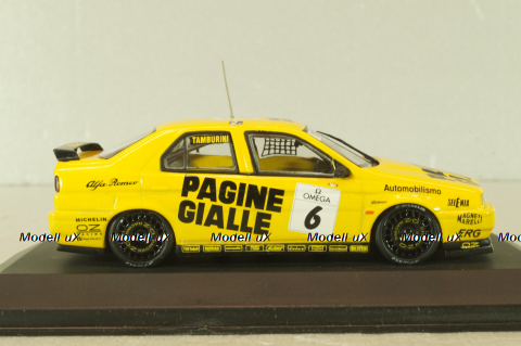 Alfa Romeo 155 #6, 1994 Class 2 Italy, A. Tamburini, yellow, 430941206, Minichamps 1:43