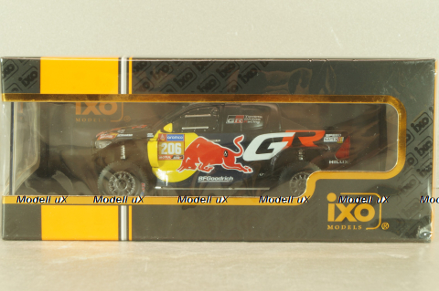 Toyota GR DKR Hilux EVO T1U #206 Dakar 2024, L.Moraes/A.Monleon, black, RAM931A, IXO 1:43