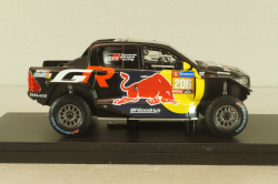Toyota GR DKR Hilux EVO T1U #206 Dakar 2024, L.Moraes/A.Monleon, black, RAM931A, IXO 1:43