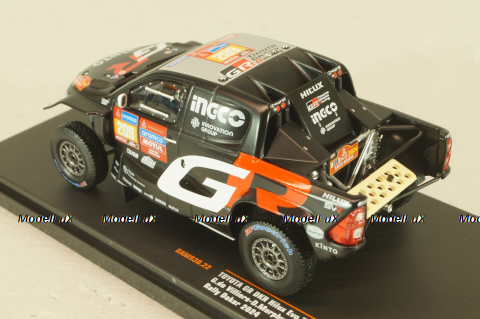 Toyota GR DKR Hilux EVO T1U #209 Dakar 2024, G.Villiers/D.Murphy, black, RAM930, IXO 1:43