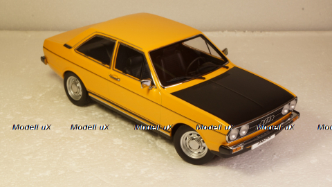 Audi 80 GTE 1972 ochre-yellow/black, KK-Scale 1:18