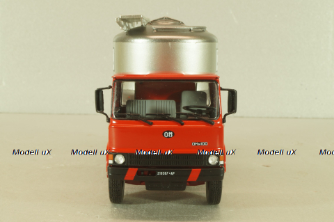 OM N100 truck 1972, red/silver, CAMD083, Camion D'epoca #83, Deagostini 1:43