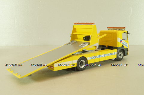 Scania P320 tow truck 2004, yellow, CAMD086, Camion D'epoca #86, Deagostini 1:43