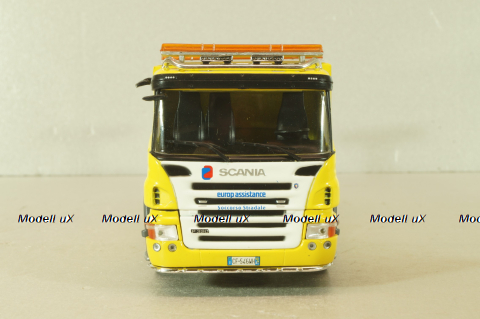 Scania P320 tow truck 2004, yellow, CAMD086, Camion D'epoca #86, Deagostini 1:43