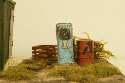 Диорама АЗС, Modellux 1:43