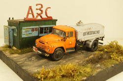 Диорама АЗС, Modellux 1:43