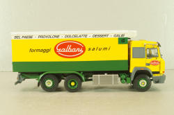 Iveco 190.48 Turbostar "Salbani" truck 1989, yellow/green, CAMD081, Camion D'epoca #81, Deagostini 1:43