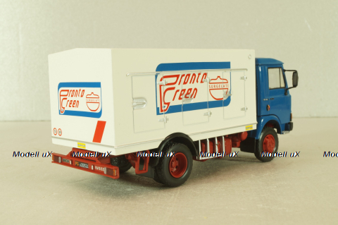 Iveco 79.14 refrigerator truck 1983, blue/white, CAMD082, Camion D'epoca #82,  Deagostini 1:43