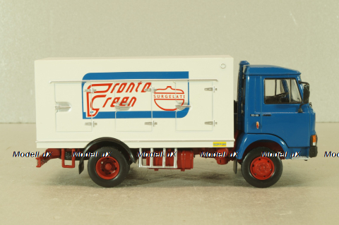 Iveco 79.14 refrigerator truck 1983, blue/white, CAMD082, Camion D'epoca #82,  Deagostini 1:43