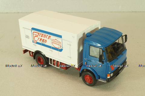 Iveco 79.14 refrigerator truck 1983, blue/white, CAMD082, Camion D'epoca #82,  Deagostini 1:43