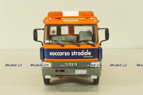 Iveco 79.12 tow truck 1987, orange, CAMD085, Camion D'epoca #85, Deagostini 1:43