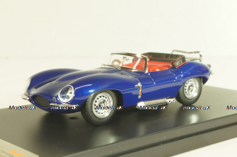 Jaguar XK SS Cabriolet 1957, blue metallic, PRD534, Premium X 1:43