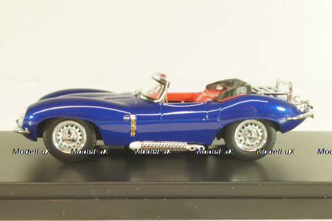 Jaguar XK SS Cabriolet 1957, blue metallic, PRD534, Premium X 1:43