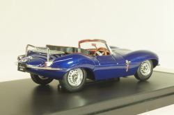 Jaguar XK SS Cabriolet 1957, blue metallic, PRD534, Premium X 1:43