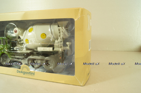 Fiat 697 NP mixer truck 1969, green/grey, CAMD082, Camion D'epoca #84, Deagostini 1:43