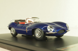Jaguar XK SS Cabriolet 1957, blue metallic, PRD534, Premium X 1:43