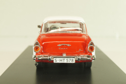 Ford Taunus 17M 1957, red/white, PRD387, PremiumX 1:43