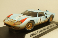 Ford GT40 MK II Dirty Version #1 24h LeMans 1966 Miles, Hulme, Shelby Collectibles 1:18