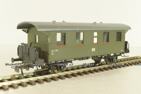 Вагон пассажирский Bi 24 2-axel DR #343-207, green, 5/6518-01, Piko 1:87, Piko 1:87