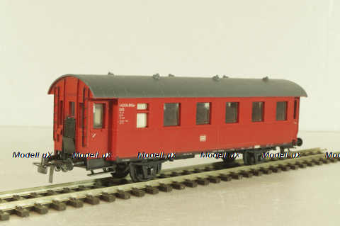 Passenger wagon Bi 33 2-axel, DB #140048, red, 5452512/5/18, Piko 1:87