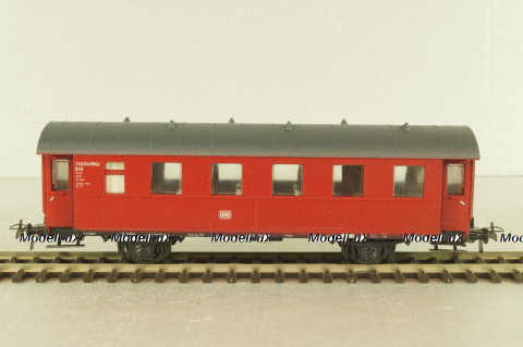 Passenger wagon Bi 33 2-axel, DB #140048, red, 5452512/5/18, Piko 1:87