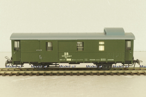Вагон-багажный, 2-х осный, DR, #50 50 93-26 215 0, green, 5/536-820, Piko 1:87 HO
