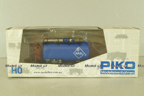 Вагон-цистерна "ARAL", 2-х осный, DB, эпоха III #503197, blue, 54266, Piko 1:87 HO