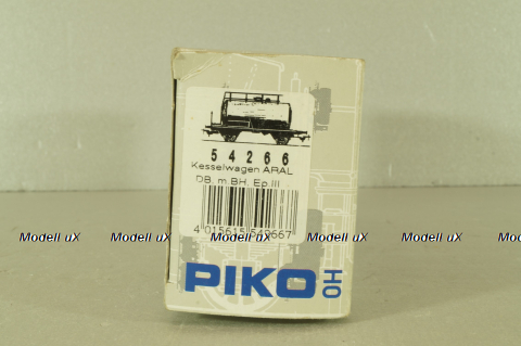 Вагон-цистерна "ARAL", 2-х осный, DB, эпоха III #503197, blue, 54266, Piko 1:87 HO