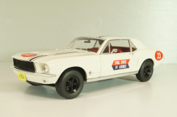 Ford Mustang 1967 from series "The Mod Squard", white, 13639, Greenlight 1:18
