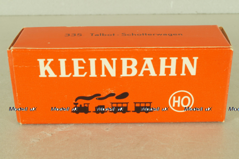 Вагон грузовой саморазгрузочный, 2-х осный, DR, эпоха III, brown, , 335, Kleinbahn 1:87 HO