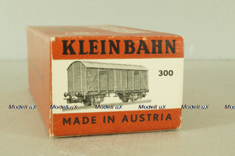 Вагон грузовой крытый, 2-х осный, ÖBB  Villach  50244 Gr, эпоха IV, brown, 300, Kleinbahn 1:87 HO