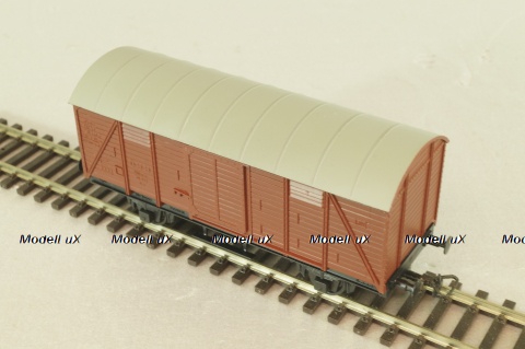 Вагон грузовой крытый, 2-х осный, ÖBB  Villach  50244 Gr, эпоха IV, brown, 300, Kleinbahn 1:87 HO