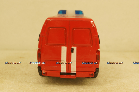 Газ-3221, Газель, пожарная 01,Агат 1:43