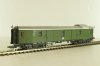 Вагон багажный, 4-х осный DB, зеленый, HO, 44439, Roco 1:87