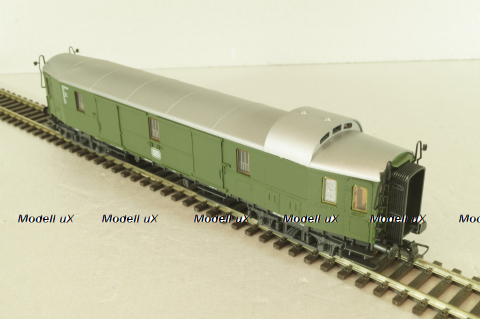 Вагон багажный, 4-х осный DB, зеленый, HO, 44439, Roco 1:87