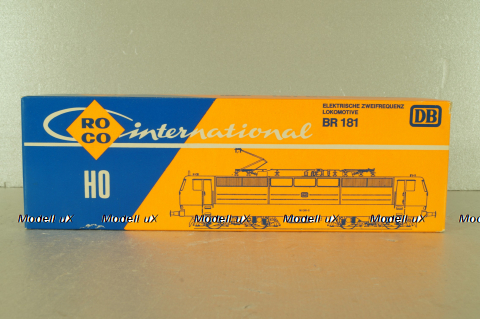 Lokomotive Electric BR 181 4-х осный DR, эпоха IV, blue, 4142, ROCO 1:87