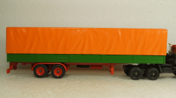 TRAILER FOR TRUCK (прицеп) orange/green, TRL002, IXO 1:43