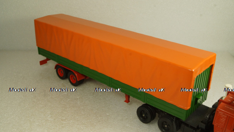 TRAILER FOR TRUCK (прицеп) orange/green, TRL002, IXO 1:43